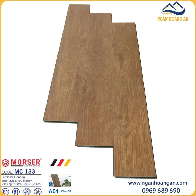 Sàn Gỗ Công Nghiệp Morser MC133 Dày 8mm