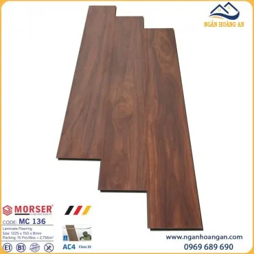 Sàn Gỗ Công Nghiệp Việt Nam Morser MC136 Dày 8mm