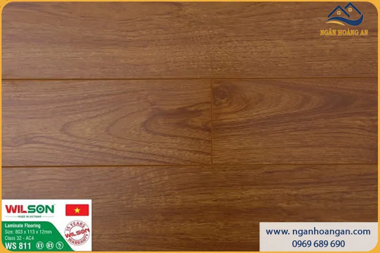 Sàn Gỗ Công Nghiệp Wilson 811 Dày 12mm Sàn Gỗ Công Nghiệp Wilson 811 Dày 12mm
