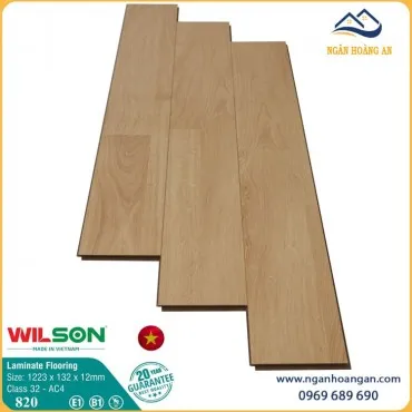 Sàn Gỗ Công Nghiệp Wilson 820 Dày 12mm