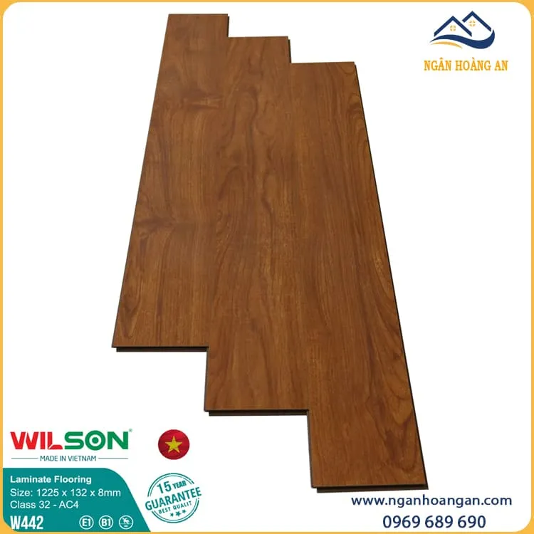 Sàn Gỗ Công Nghiệp Wilson W442 day 8mm Sàn Gỗ Công Nghiệp Wilson W442 day 8mm