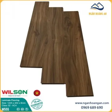 Sàn Gỗ Công Nghiệp Wilson W555 Dày 8mm