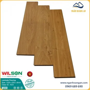 Sàn Gỗ Công Nghiệp Wilson W558  Dày 8mm 