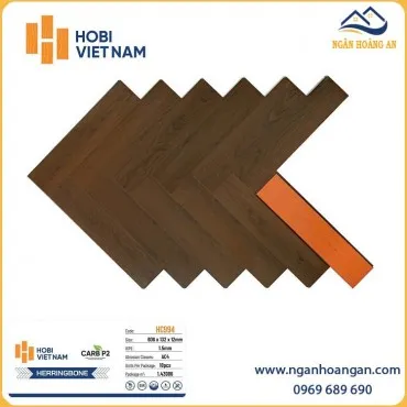 Sàn Gỗ Xương Cá Hobi Carb HC994 Dày 12mm