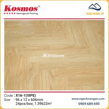 Sàn Gỗ Công Nghiệp Xương Cá  Kosmos 12mm X16-1