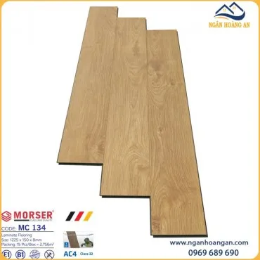 Sàn Gỗ Cốt Xanh Kháng Ẩm Morser MC134 Dày 8mm