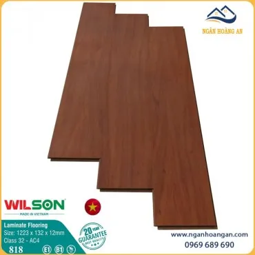 Sàn Gỗ Giá Rẻ Wilson Việt Nam 818 Dày 12mm