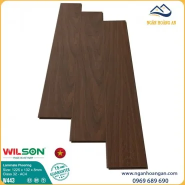 Sàn Gỗ Việt Nam Giá Rẻ Wilson W443 8mm 
