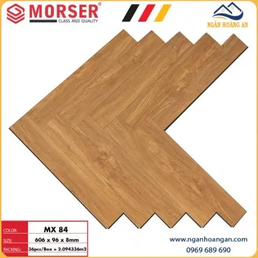 Sàn Gỗ Xương Cá Công Nghiệp 8mm Morser MX 84