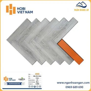 Sàn Gỗ Công Nghiệp Xương Cá Hobi Carb HC993 12mm