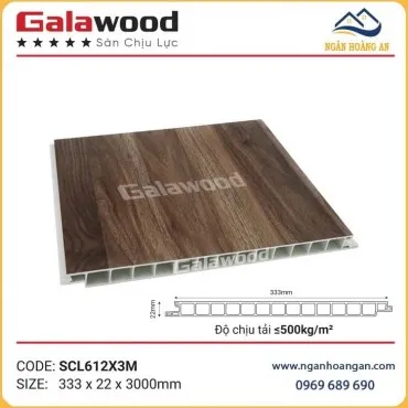 Sàn Nhưa Chịu Lực Giả Gỗ Galawood SCL612X3M