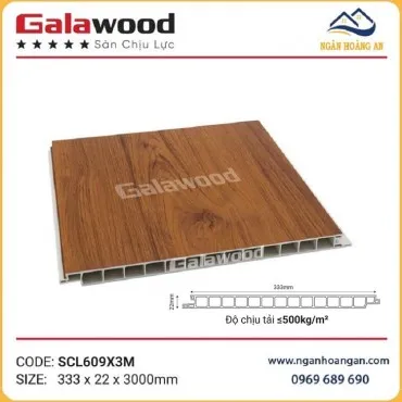 Sàn Nhựa Chịu Lực Giả Gỗ Làm Gác Xép Galawood SCL609X3M