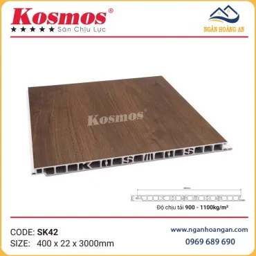 Sàn Nhựa Chịu Lực Giả Vân Gỗ Làm Gác Xép Kosmos SK42X3M