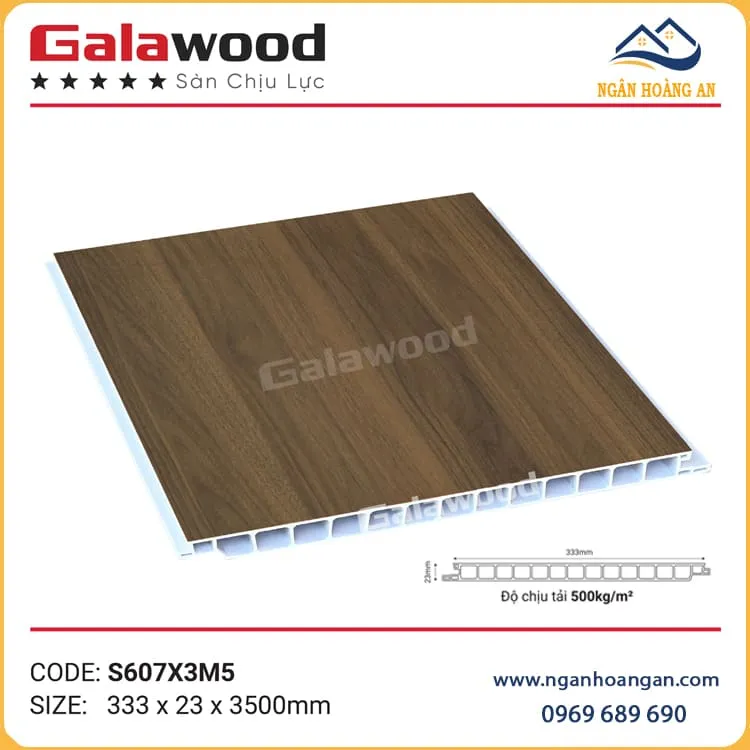 Sàn Nhựa PVC Chịu Lực Làm Gác Galawood S607X3M5