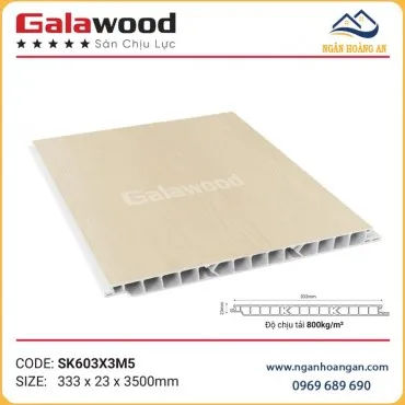 Sàn Nhựa Chịu Lực PVC Giả Gỗ Galawood SK603X3M5