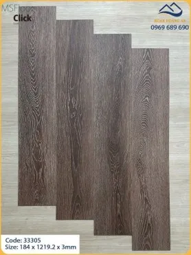 Sàn Nhựa Dán Keo Giả Gỗ MSFloor 33305 Dày 3mm