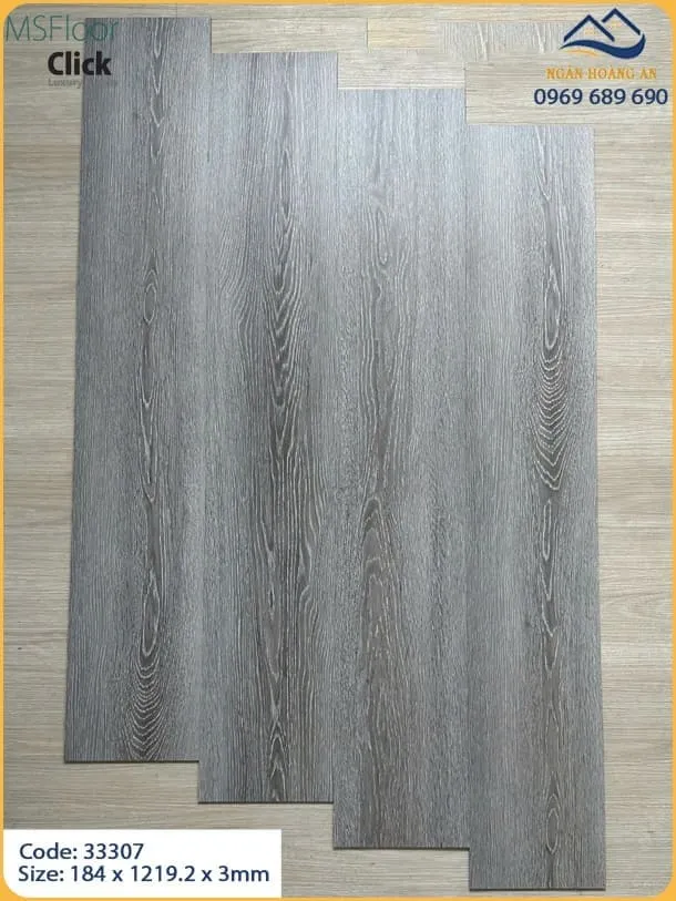 Sàn Nhựa Dán Keo Giả Gỗ MSFloor 33307 Dày 3mm
