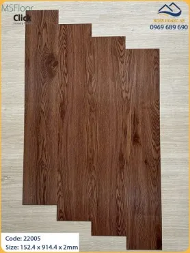 Sàn Nhựa Dán Keo Giá Rẻ MSFloor 22005 Dày 2mm