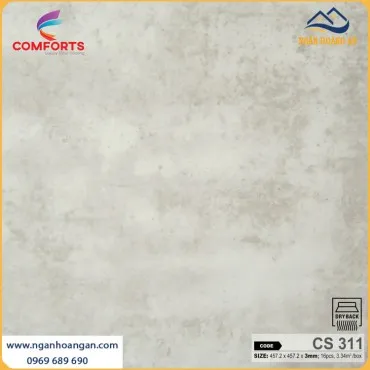 Sàn Nhựa Dán Keo Giả Vân Đá Comforts CS311 Dày 3mm