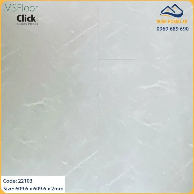 Sàn Nhựa Dán Keo Giả Vân Đá Giá Rẻ MSFloor 22103