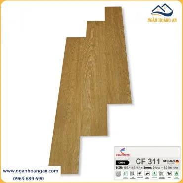 Sàn Nhựa Dán Keo Giả Vân Gỗ Comforts CF311 3mm