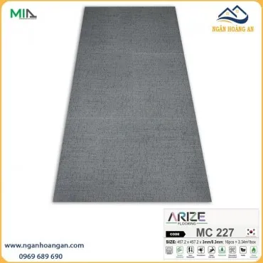 Sàn Nhựa Dán Keo Giả Vân Thảm ARIZE MC227 3mm