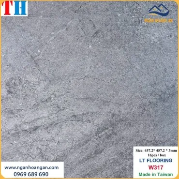 Sàn Nhựa Dán Keo Vân Bê Tông THFloor W317 Dày 3mm