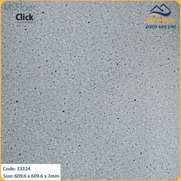 Sàn Nhựa Dán Keo Vân Đá Mài Terrazzo MSFloor 33324 Dày 3mm