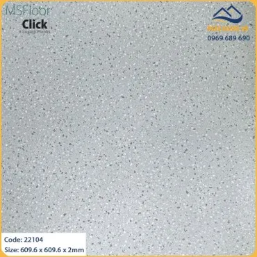 Sàn Nhựa Dán Keo Vân Đá Mài Terrazzo MSFloor 22104 Dày 2mm