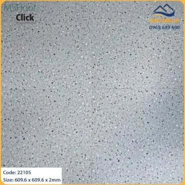 Sàn Nhựa Dán Keo Vân Đá Mài Terrazzo MSFloor 22105 Dày 2mm