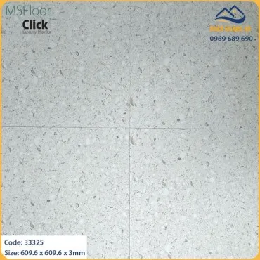 Sàn Nhựa Dán Keo Vân Đá Mài Terrazzo MSFloor 33325 Dày 3mm