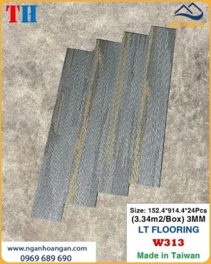 Sàn Nhựa Dán Keo Vân Thảm THFloor W313 Dày 3mm