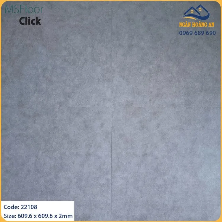 Sàn Nhựa Dán Keo Vân Xi Măng MSFloor 22108 Dày 2mm Sàn Nhựa Dán Keo Vân Xi Măng MSFloor 22108 Dày 2mm
