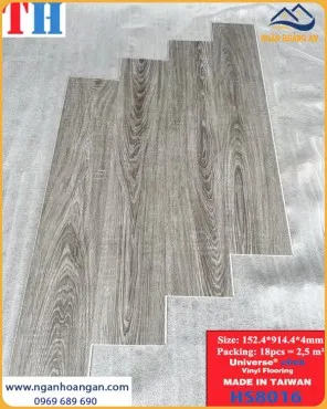 Sàn Nhựa Giả Gỗ Hèm Khoá THFloor HS8016 Dày 4mm