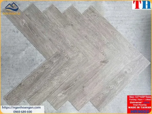 Sàn Nhựa Hèm Khoá Xương Cá 4mm THFloor HR9002