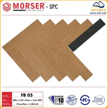 Sàn Nhựa Hèm Khoá Xương Cá 4mm Morser FB05
