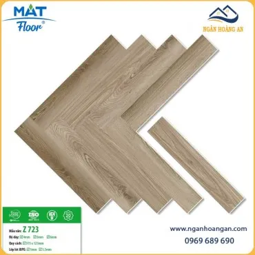 Sàn Nhựa Hèm Khoá Giả Gỗ Xương Cá 4mm MAT Floor Z723