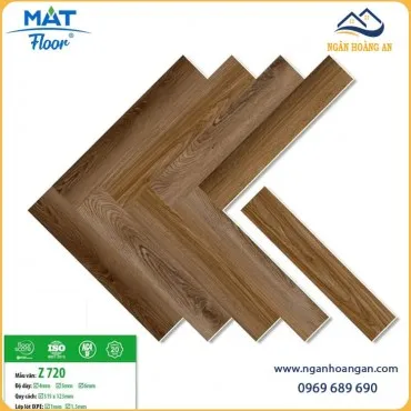 Sàn Nhựa Giả Gỗ Hèm Khoá Xương Cá Dày 4mm MAT Floor Z720
