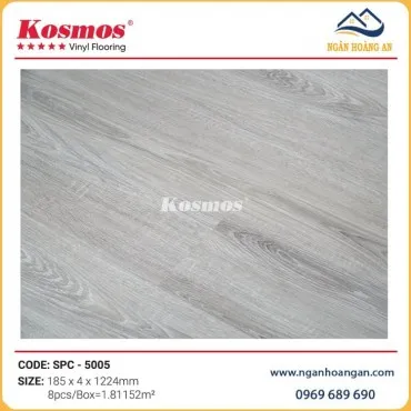 Sàn Nhựa Hèm Khoá Giả Vân Gỗ Kosmos SPC5005