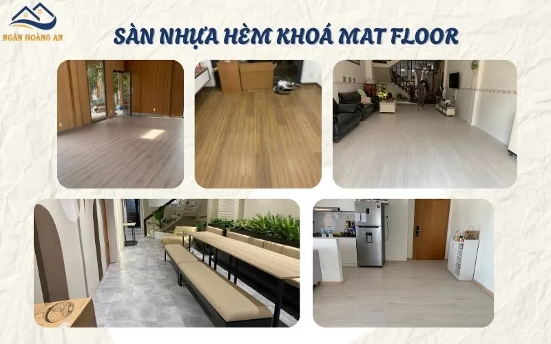 Sàn Nhựa Hèm Khoá MAT Floor Dày 4mm