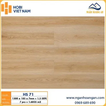Sàn Nhựa Hèm Khóa SPC 7mm Hobiwood HS71