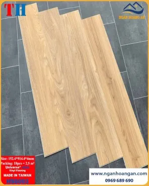 Sàn Nhựa Hèm Khoá Vân Gỗ THFloor HS8003 Taiwan 4mm