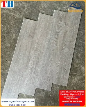 Sàn Nhựa Hèm Khoá Vân Gỗ THFloor HS8006 Dày 4mm
