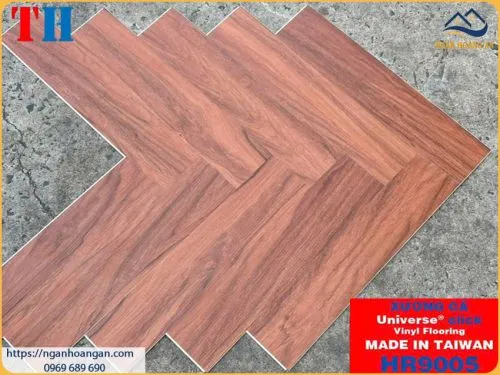 Sàn Nhựa Hèm Khoá Xương Cá 4mm THFloor HR9005