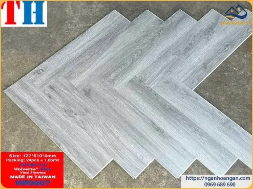 Sàn Nhựa Hèm Khoá Xương Cá 4mm THFloor HR9007