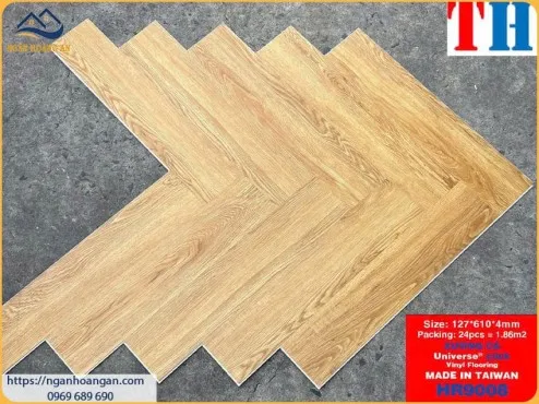 Sàn Nhựa Hèm Khoá Xương Cá 4mm THFloor HR9008