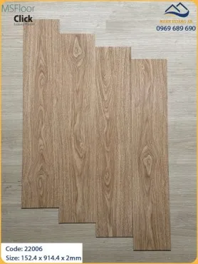 Sàn Nhựa Vinyl Dán Keo 2mm MSFloor 22006
