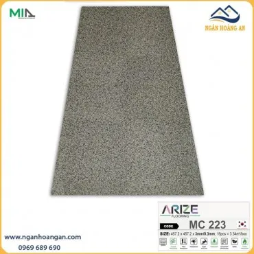 Sàn Nhựa Vinyl Dán Keo Vân Thảm ARIZE MC223 Dày 3mm