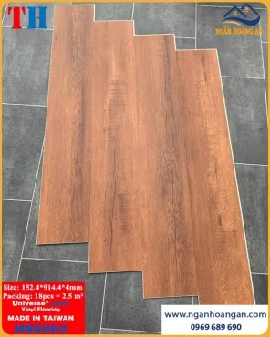 Sàn Nhựa Vinyl Hèm Khoá THFloor HS8002 Dày 4mm