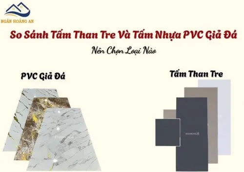 So Sánh Tấm Than Tre Và Tấm Nhựa PVC Giả Đá – Nên Chọn Loại Nào